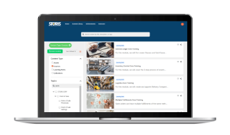 STORIS Academy on a Laptop